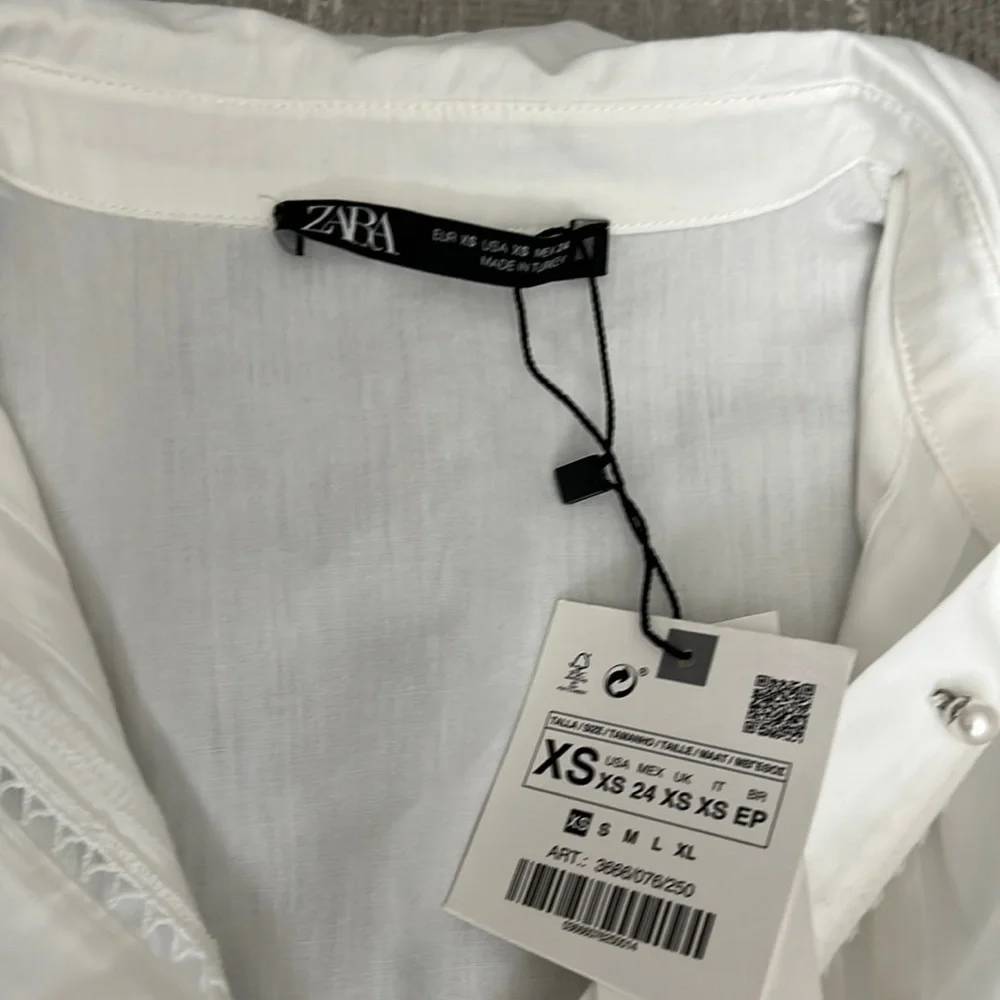 Zara Voluminous Poplin Dress - Picture 10 of 14